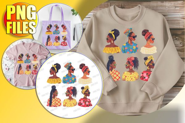 Sublimation Art: Afro Woman Portrait Online Hot Sale