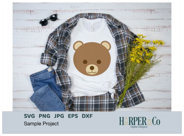 Brown Bear SVG PNG Cut File Online - Image 3