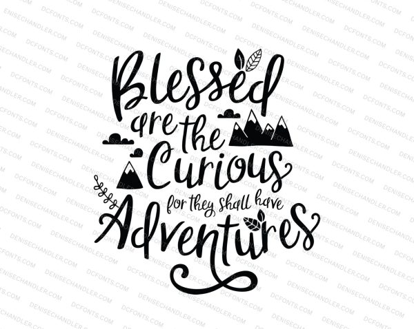 Blessed are the Curious Cutting File For Sale - Image 2