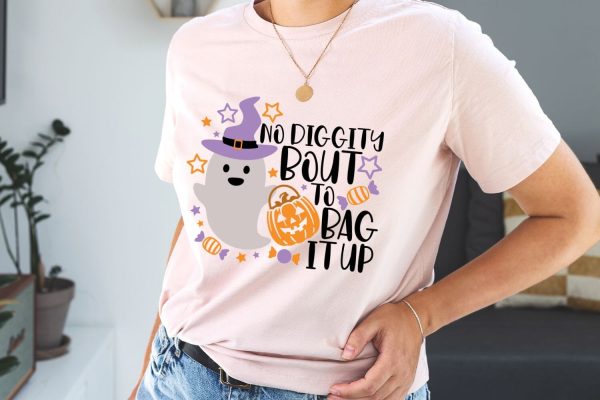 No Diggity Bout To Bag It Up| Trick Or Treat SVG Cutting Files. For Discount - Image 3