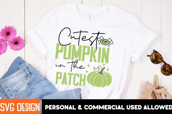 Cutest Pumpkin in the Patch SVG Cut File,Halloween Sublimation PNG, Halloween SVG Bundle,Halloween SVG Quotes,Halloween PNG, Halloween SVG Online Sale - Image 3
