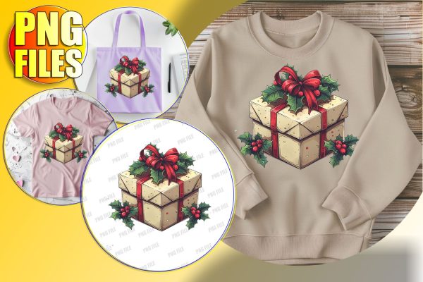 Elegant Winter Watercolor Christmas Clipart Sublimation Online now