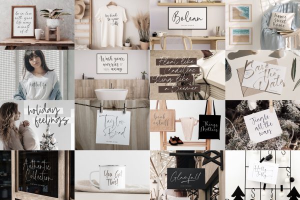 100 Handwittten Font Bundle Cheap - Image 4