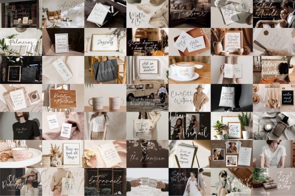 100 Handwittten Font Bundle Cheap - Image 2