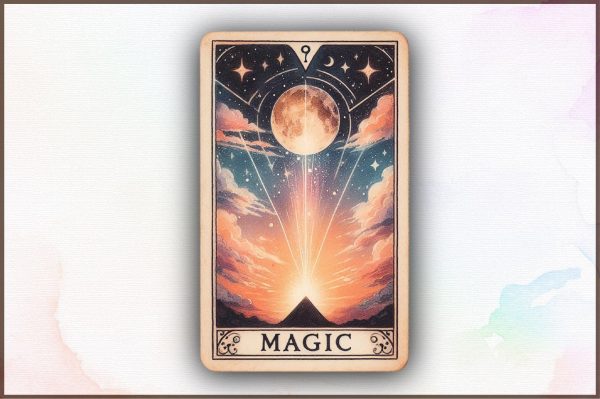 Magic & Celestial Tarot Card Sublimation Hot on Sale - Image 3