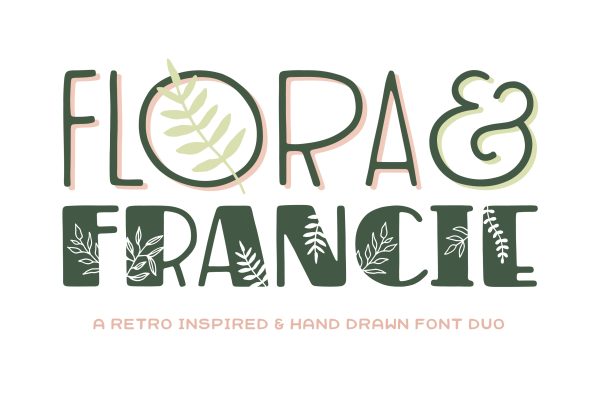 Flora & Francie Font Duo For Discount