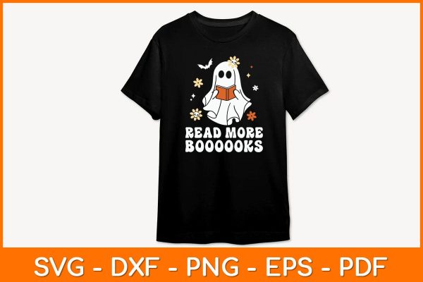 Read More Books Halloween Svg File Discount - Image 2