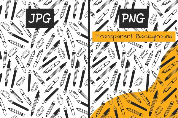 Book Writing Doodle Seamless Patterns JPG PNG EPS For Cheap - Image 3