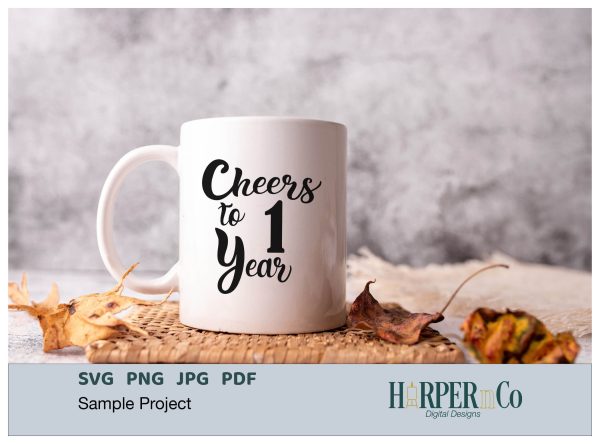 1 Year SVG PNG Cut EPS File Hot on Sale - Image 5