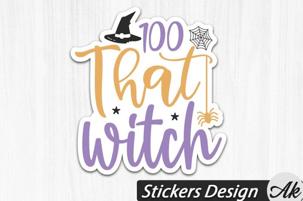 100 That witch Stickers Design Hot on Sale
