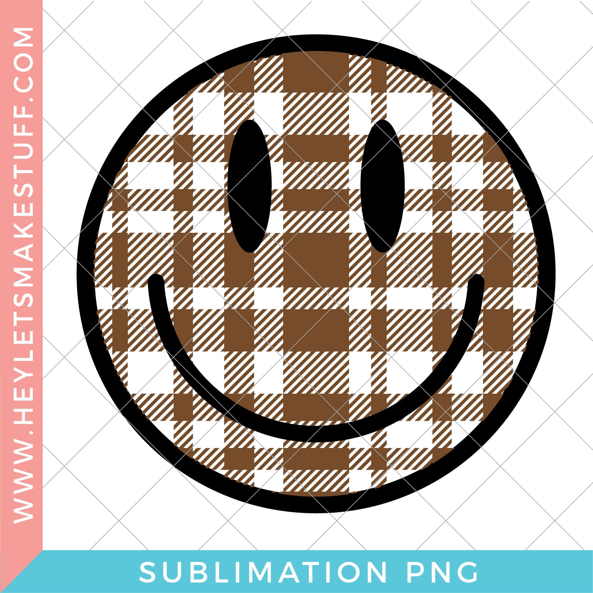 Fall Plaid Happy Face – Sublimation Hot on Sale