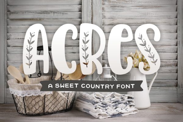 Acres Font Fashion