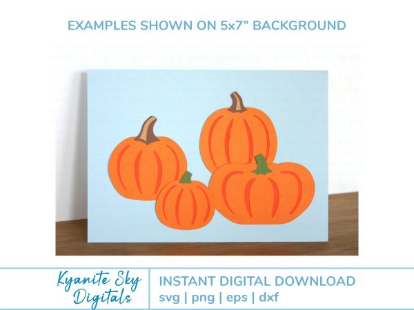 Layered Pumpkin Shapes SVG Bundle For Discount - Image 3
