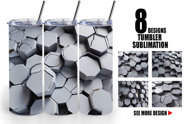 Tumbler Wrap Hexagonal Grid Online Hot Sale