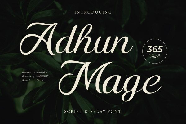 Adhun Mage - Script Font Discount