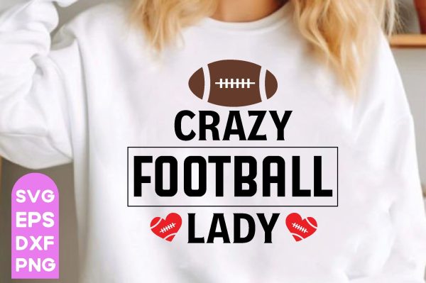 crazy football lady Supply