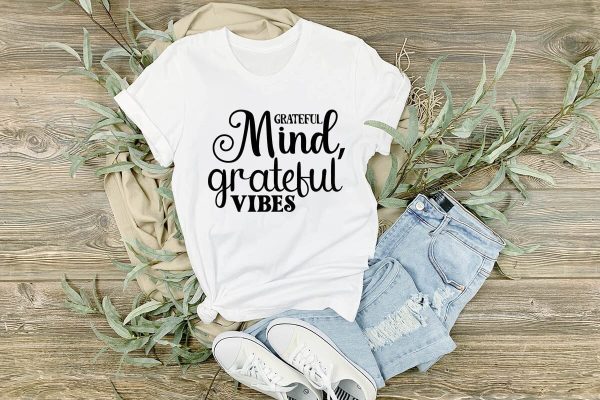 Grateful mind grateful vibes on Sale