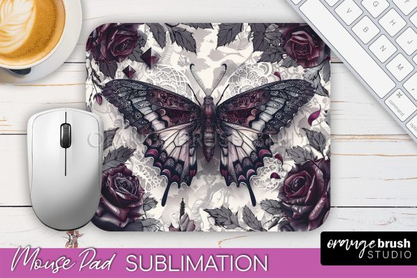Gothic Mouse Pad PNG - Dark Academia Mousepad Sublimation For Sale