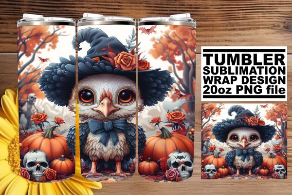 20oz Tumbler Wrap: Fall Turkey Sublimation Design For Cheap