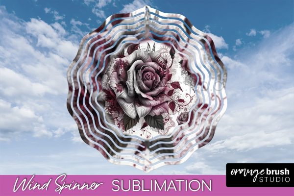 Gothic Wind Spinner, Dark Academia Wind Spinner Sublimation Cheap