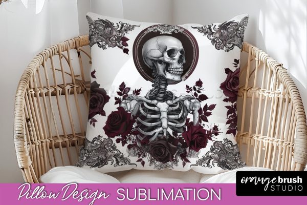 Gothic Pillow Sublimation - Dark Academia Pillow Cover PNG Online Hot Sale
