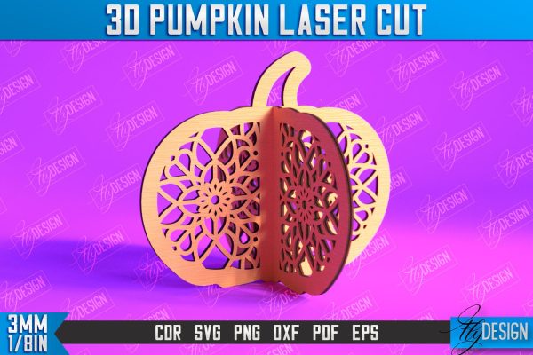3D Halloween Pumpkin | Haunted House | Halloween Décor | Pumpkin Ornaments | CNC File For Discount