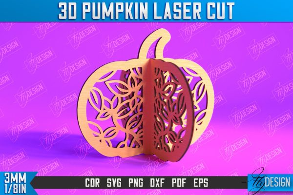 3D Halloween Pumpkin | Haunted House | Halloween Décor | Pumpkin Ornaments | CNC File For Discount