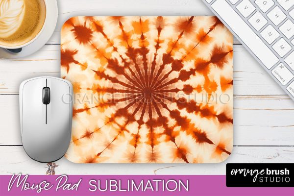 Autumn Tie Dye Mouse Pad Design - Fall Mousepad Sublimation For Sale