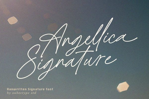 Angellica Signature - Handwritten Script Font Hot on Sale