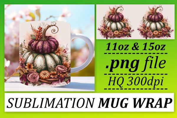 Watercolor Pumpkin Autumn 11oz 15oz Hot on Sale