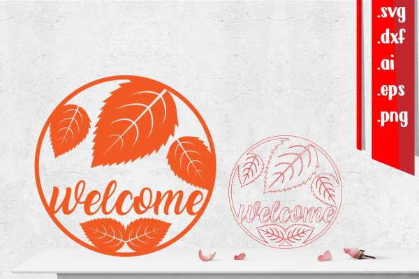 Fall Rounded Sign | Autumn Welcome Sign on Sale