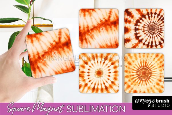 Autumn Tie Dye Magnet Sublimation - Fall Magnet PNG Discount