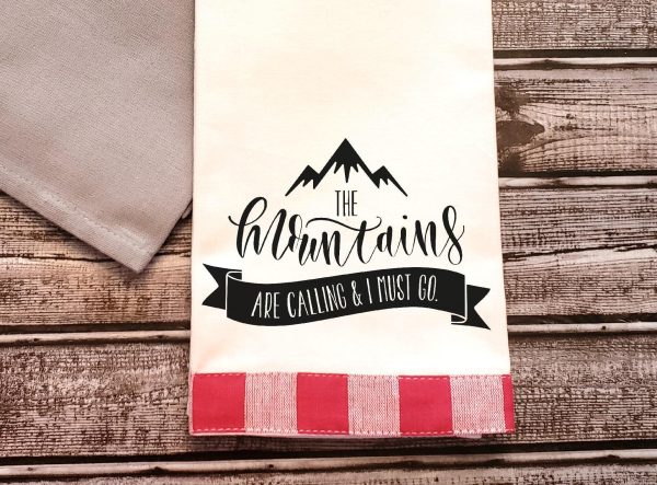 Camping SVG | The Mountains are Calling and I Must Go | Mountains SVG Supply