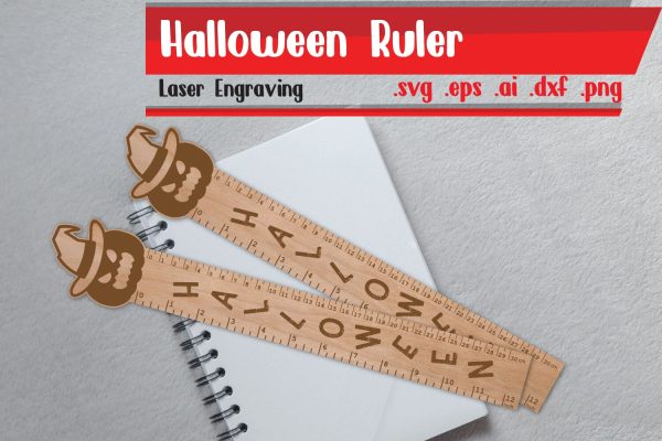 Halloween Ruler | Halloween Wooden Ruler | Ruler Engraving Online Hot Sale
