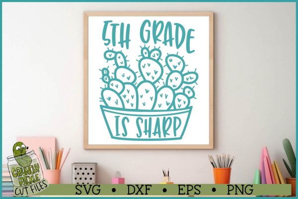 5th Grade is Sharp SVG File Online Sale