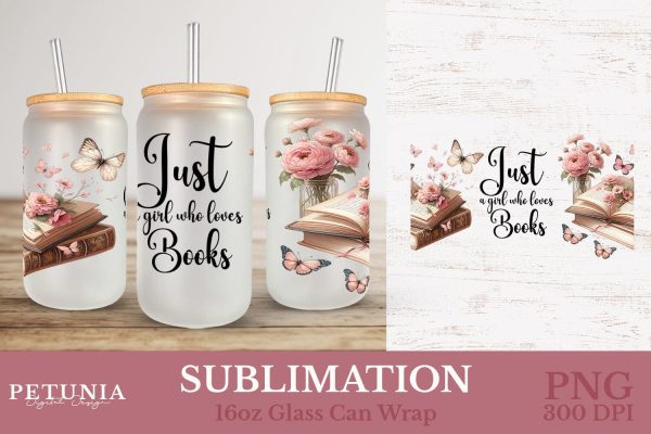 16 oz Glass Can Wrap | Sublimation Glass Can Design Hot on Sale