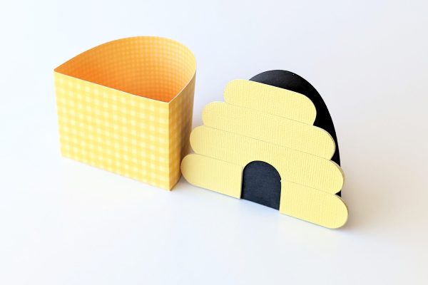 Beehive Round Gift Box with Lid SVG For Cheap
