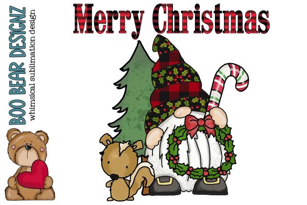 Merry Christmas Gnome Clipart Sale