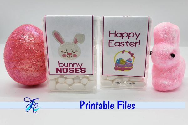 Bunny Noses Pink - Tic Tac Labels Online
