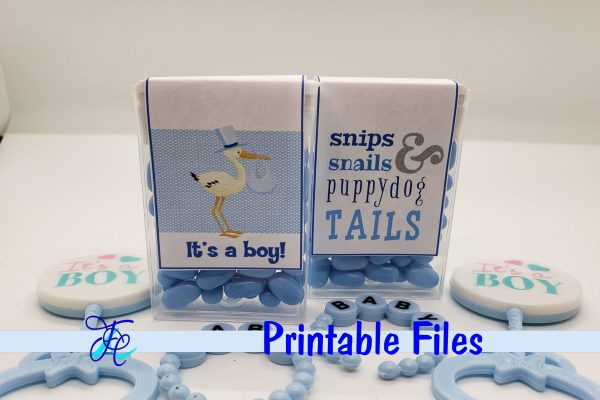 It s A Boy! - Stork Tic Tac Label Online Sale