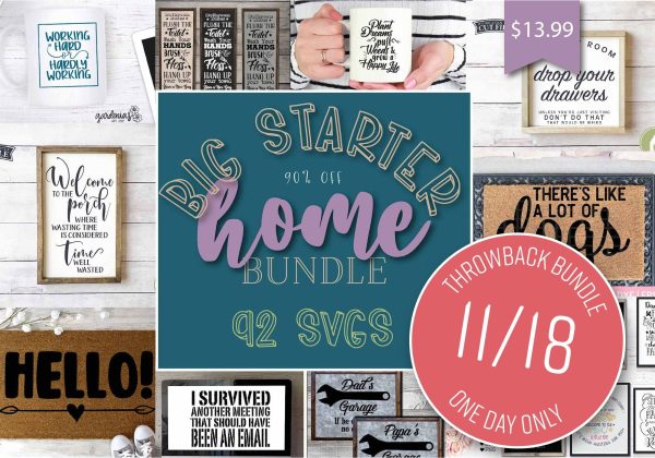 1 Day Only Throwback: Big Starter Home Bundle Supply