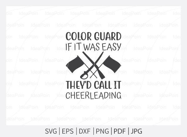 Color guard if it was easy they d call it cheerleading Hot on Sale